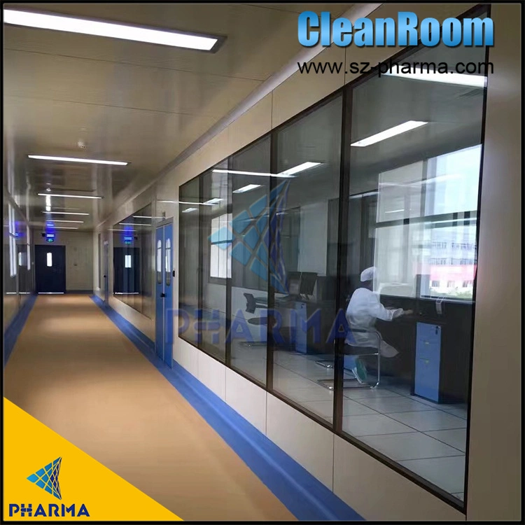 Escritório da casa da sala limpa da capa de fluxo laminar horizontal do GMP iso 8 1