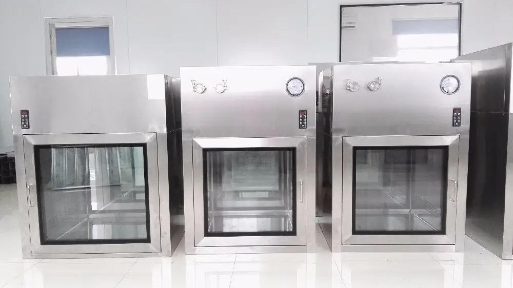 Proveedor de sala limpia de caja de paso PHARMA Pass Box para productos farmacéuticos 4