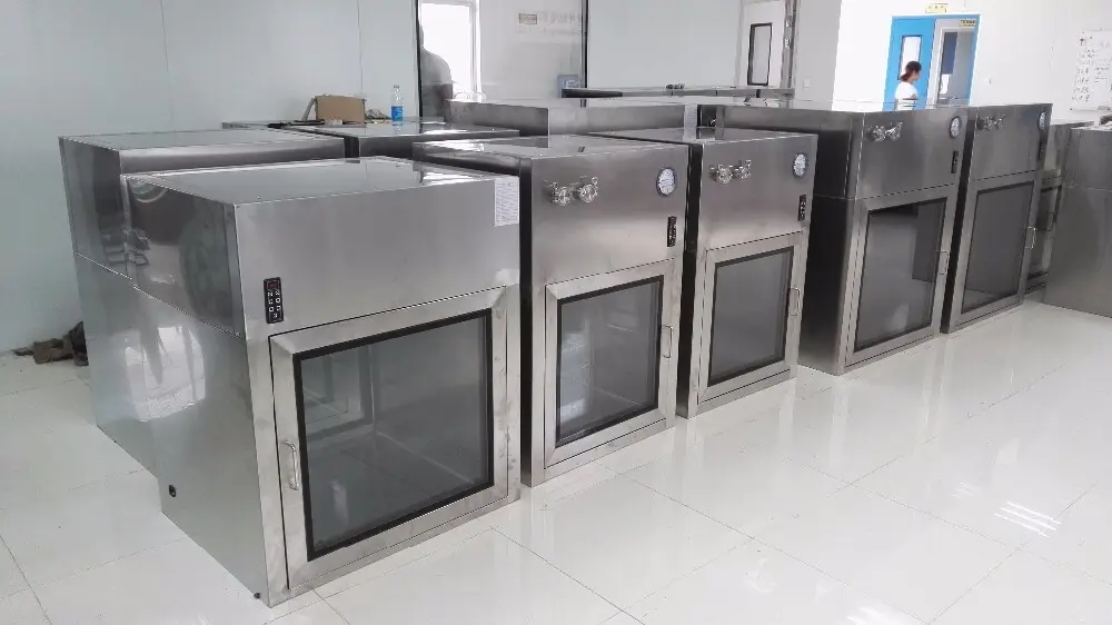 Proveedor de sala limpia de caja de paso PHARMA Pass Box para productos farmacéuticos 5