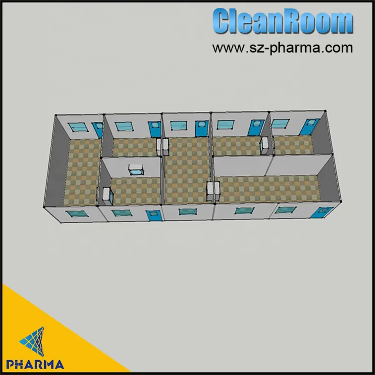 Cabina limpia de magnesio en forma de panal+vidrio 3