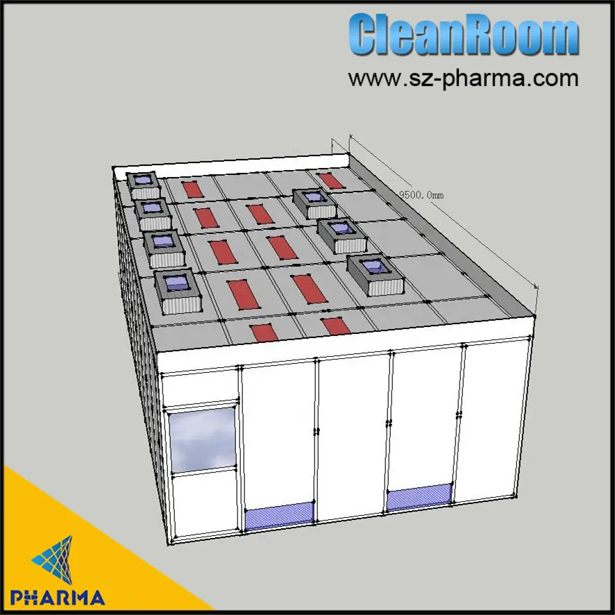 Cabina limpia de magnesio en forma de panal+vidrio 5