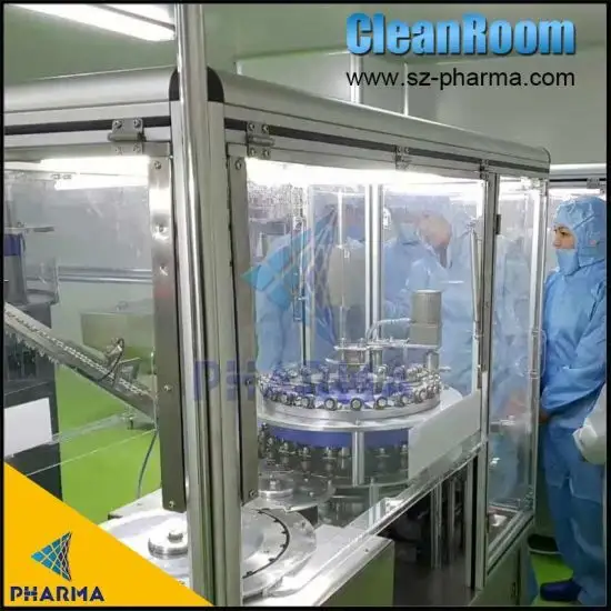 class 100 hepa filter unit Class B GMP factory air clean modular cleanroom 4