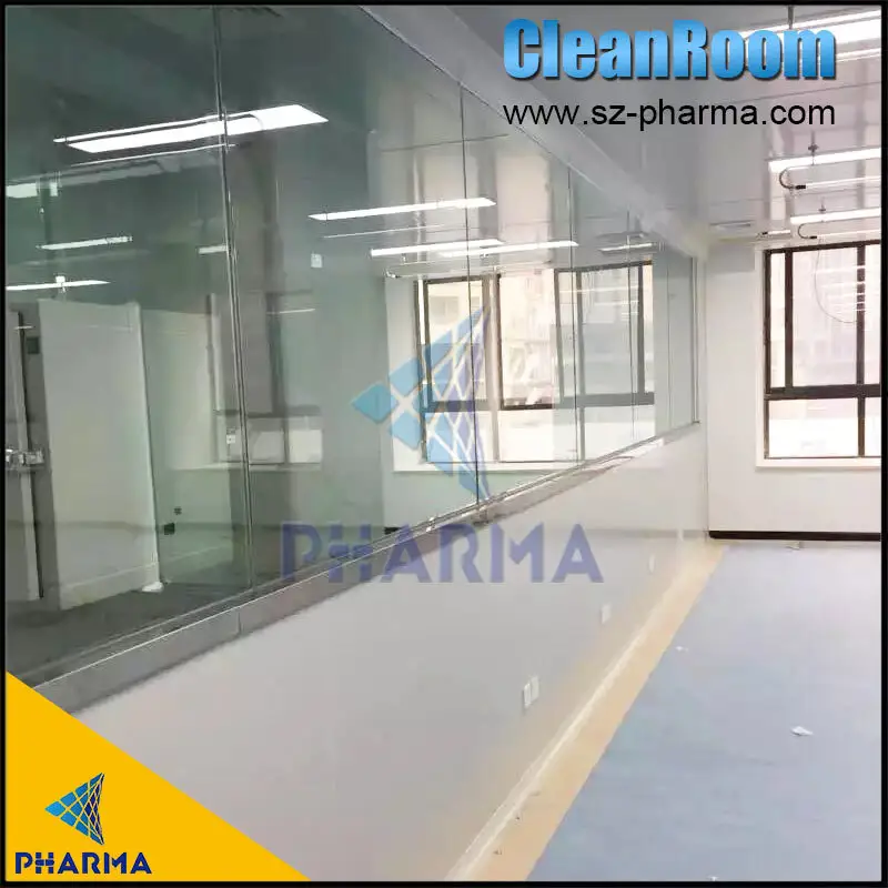 Customized GMP ISO8 class 100000 laminar flow clean rooms 1