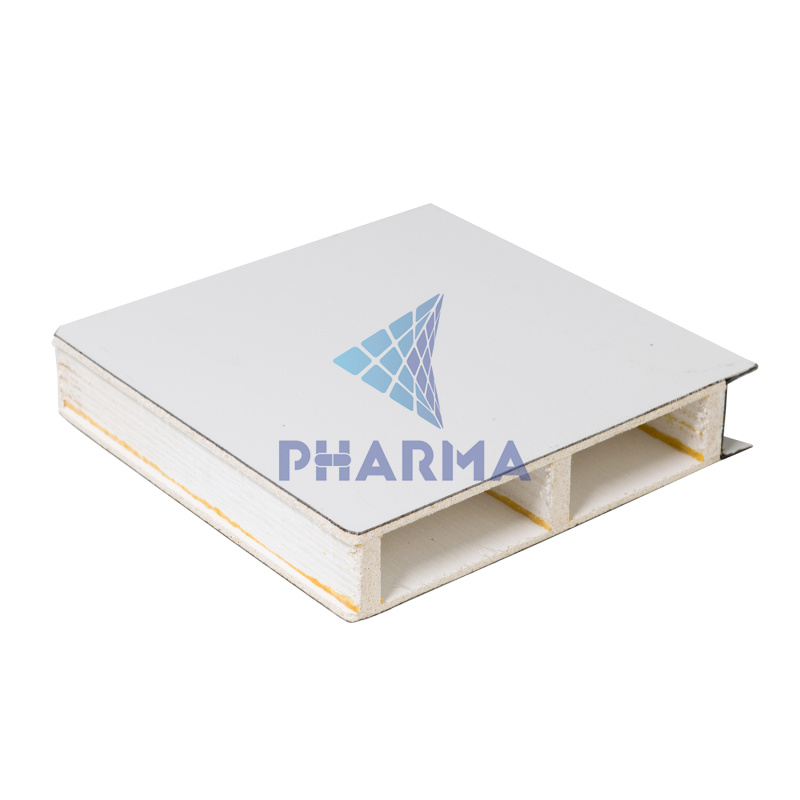 product-100mm Color Coated Steel glass magnesium Sandwich Panel-PHARMA-img