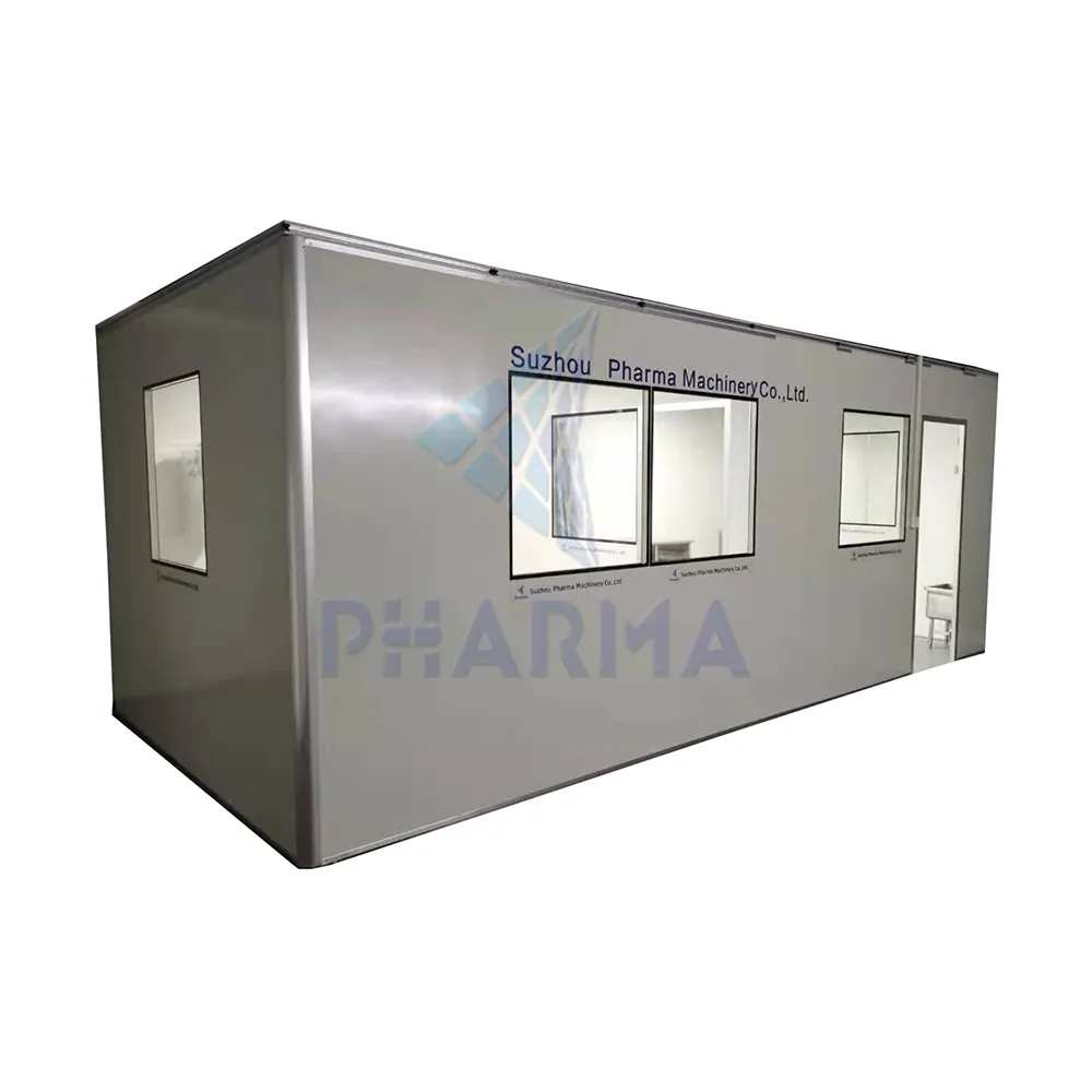 Salle blanche modulaire pour machine d'extraction d'huile de CBD 1