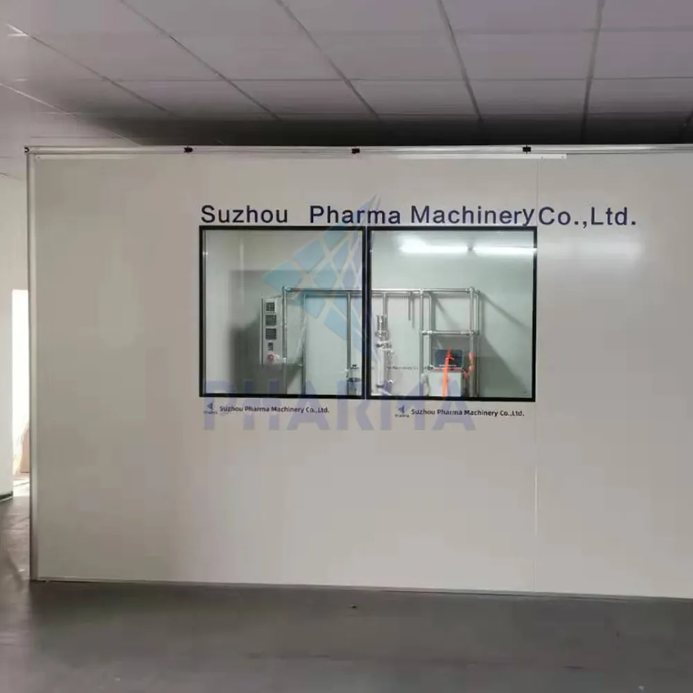 Salle blanche modulaire pour machine d'extraction d'huile de CBD 4