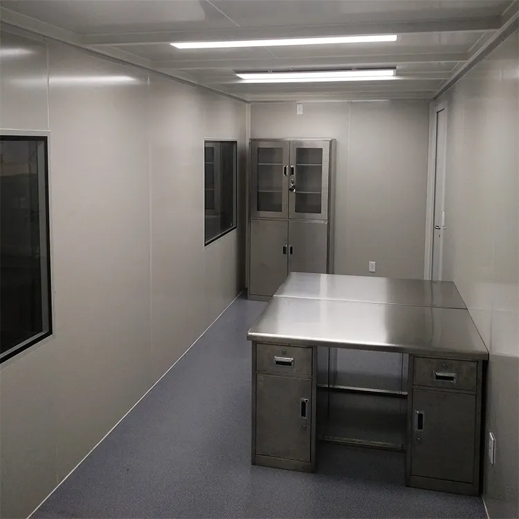 Recipiente pré-fabricado para sala limpa ISO8 de baixo custo 6