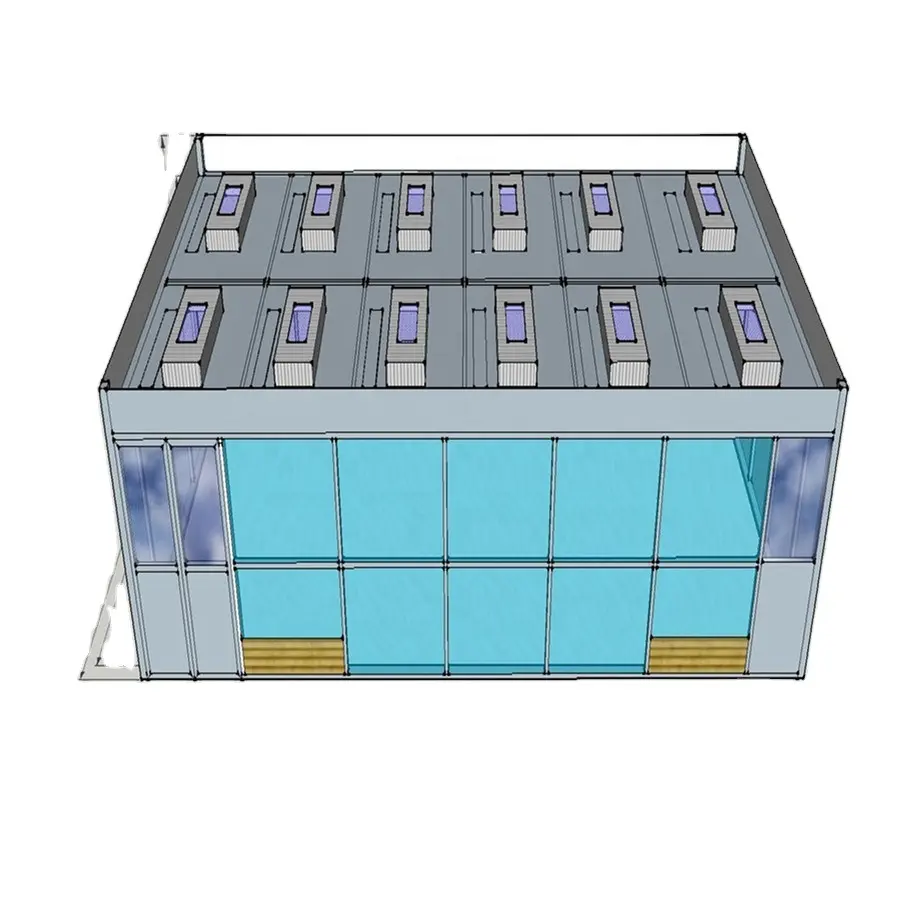 Cabine propre/salle blanche de 50 m² pour le laboratoire de l'université 1