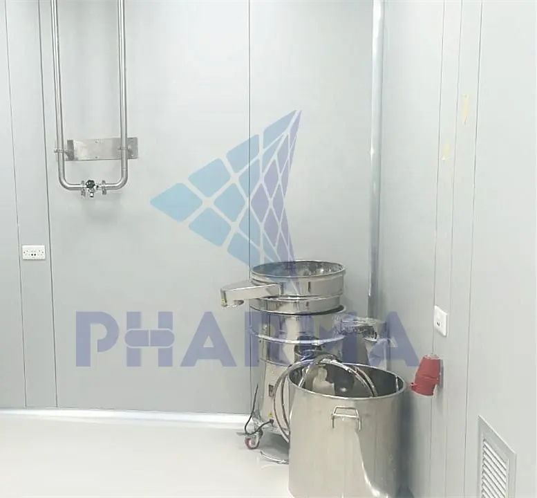 ISO6 utilizado para salas blancas modulares de envasado de medicinas herbarias 1
