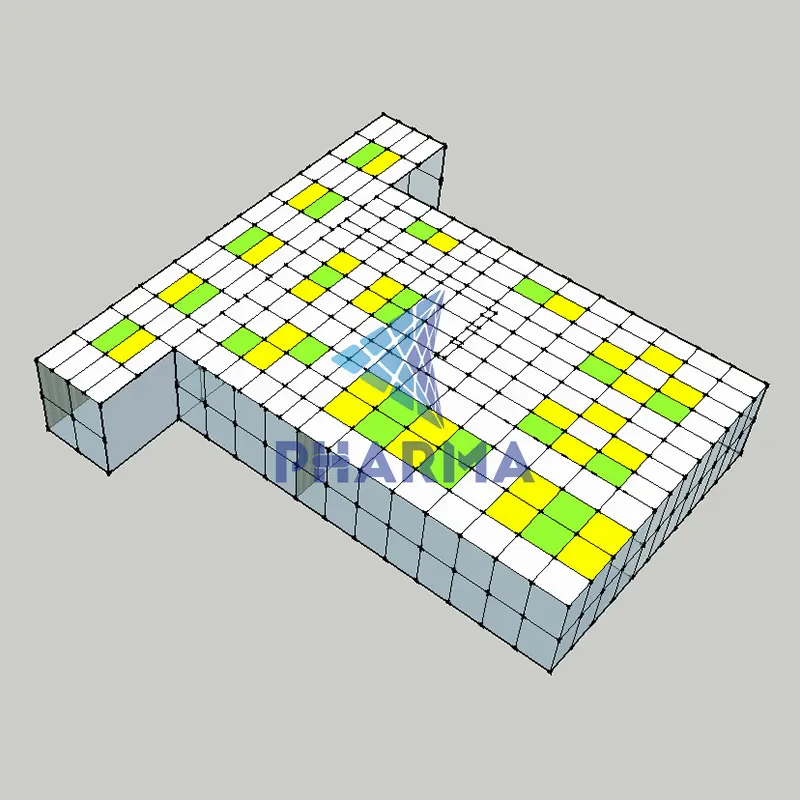 Proyecto de sala limpia llave en mano personalizado, cabina limpia Cabina limpia con FFU 1