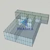 Proyecto de sala limpia llave en mano personalizado, cabina limpia Cabina limpia con FFU 5
