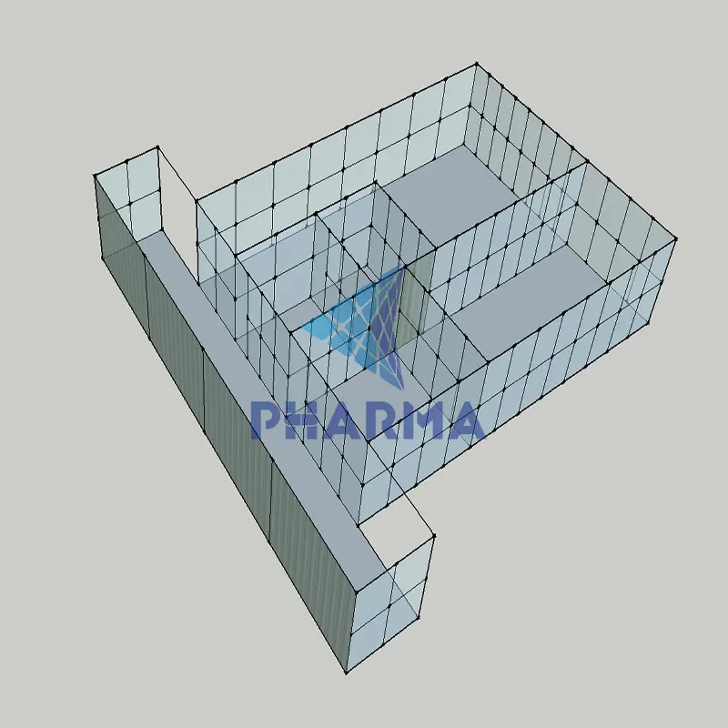 Proyecto de sala limpia llave en mano personalizado, cabina limpia Cabina limpia con FFU 6