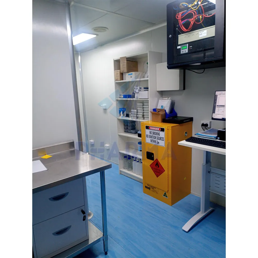 ISO 7 Reinraum mit vertikaler Luftdusche mit laminarer Strömung 5
