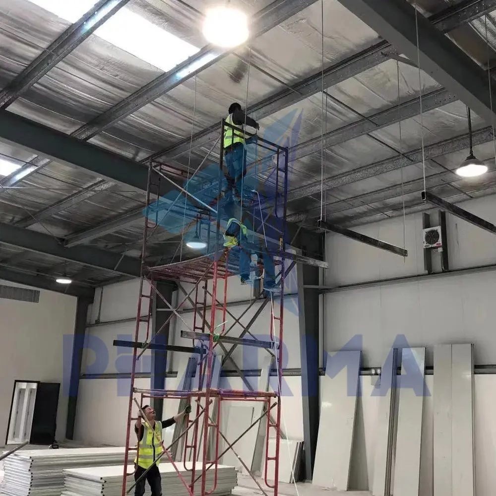 Galvanized air supply duct for Cleanroom 2