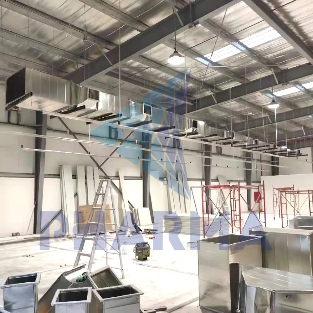 Galvanized air supply duct for Cleanroom 3