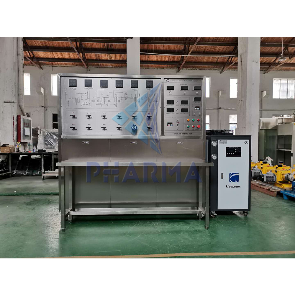 máquina de extração de co2 supercrítico de alta temperatura para equipamentos de laboratório de teste 10
