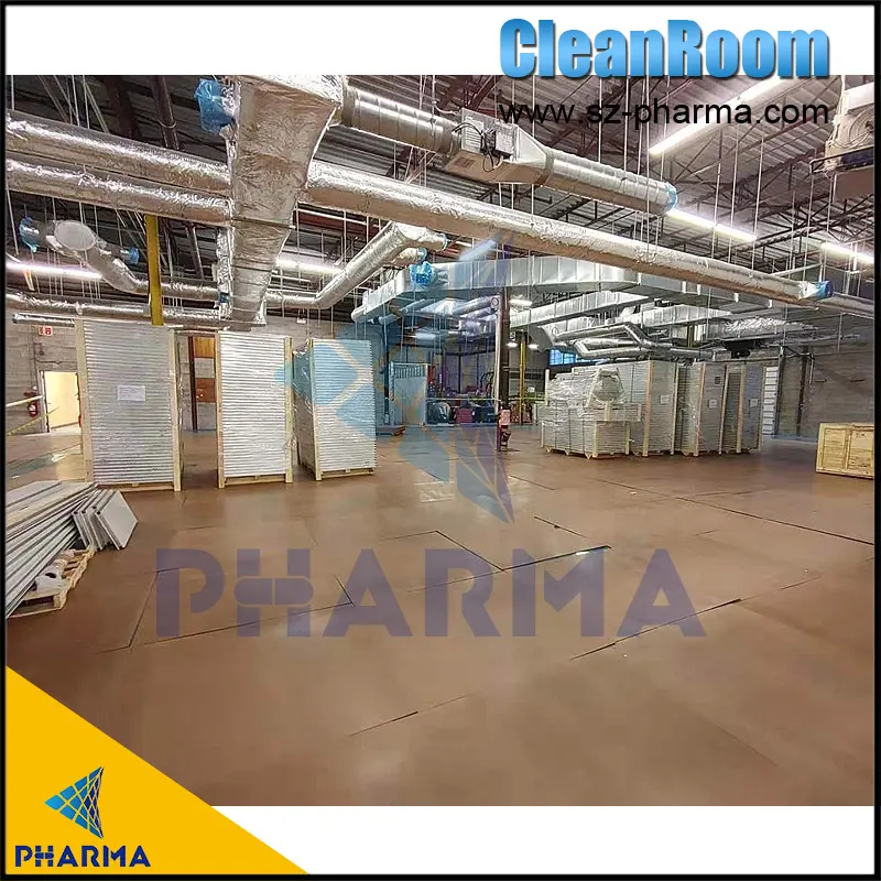 2021 Professionelles Design, staubfreier Reinraum, modulare Reinraumklasse 5/6/7/8 Gmp 100/10000/100000 1