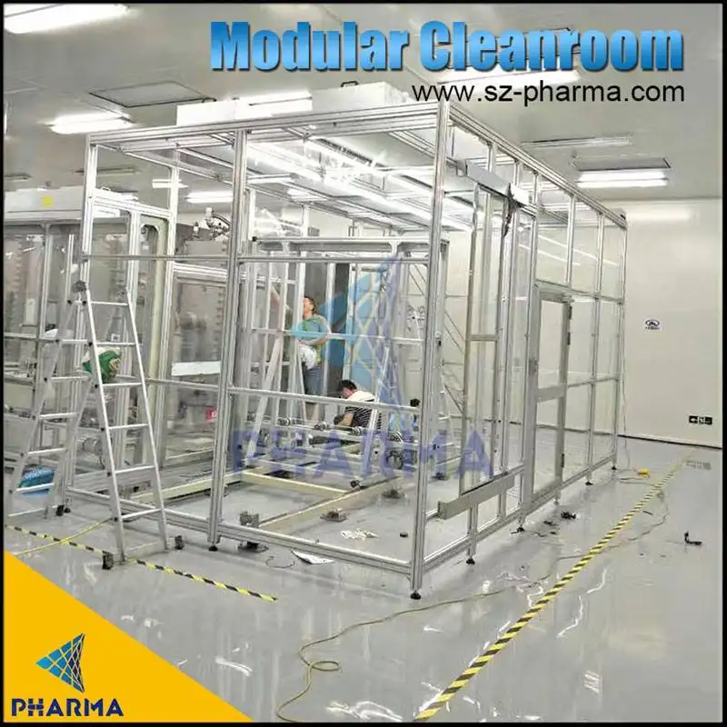 خيمة غرف الأبحاث ذات الجدار الزجاجي غرفة نظيفة ذات جدار PVC ناعم 1