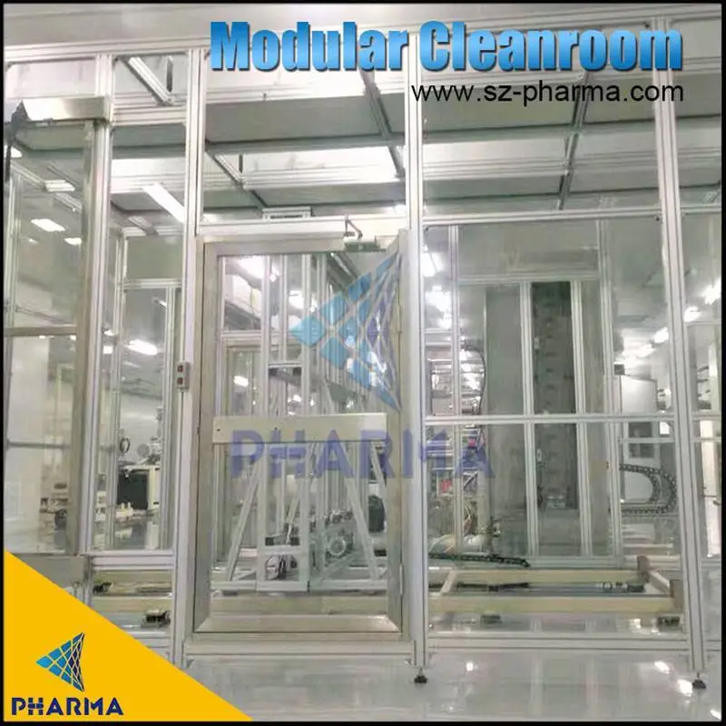Sala desinfetada portátil modular de aço inoxidável do PVC do quarto desinfetado 1