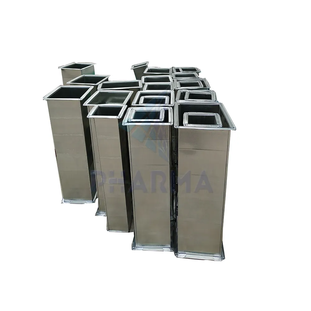 Conducto de aire galvanizado HVAC para salas blancas 1