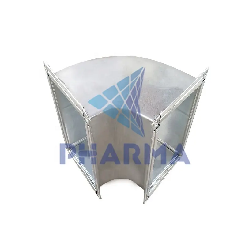 Conducto de aire galvanizado HVAC para salas blancas 4