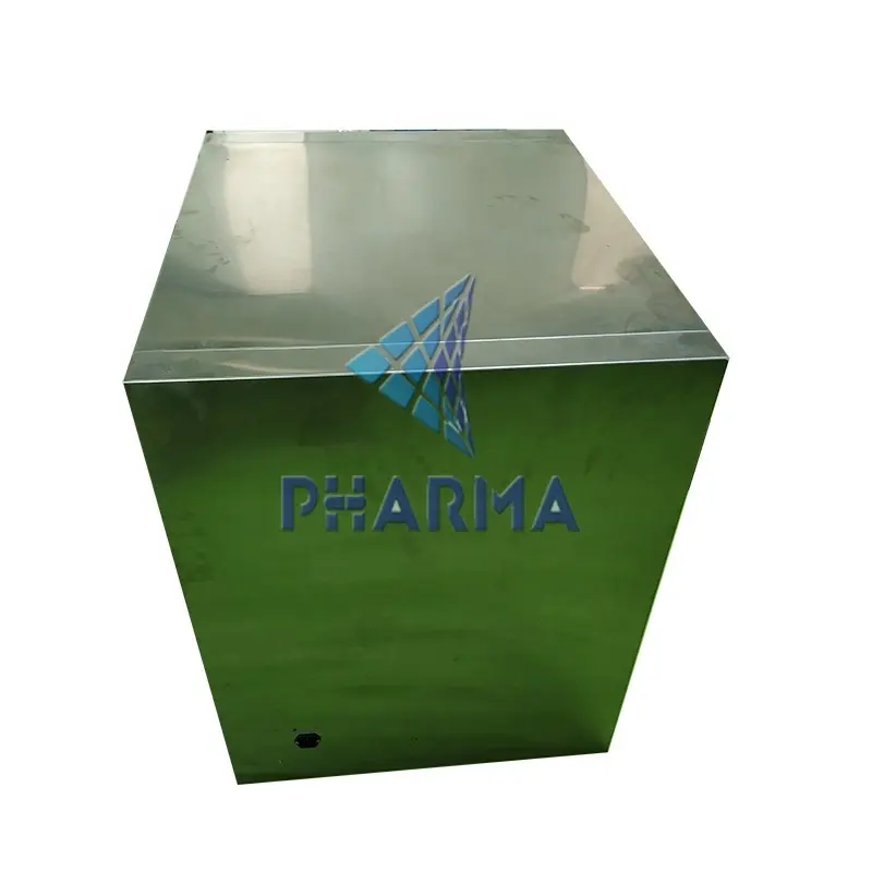 Caja de paso estática con bloqueo electrónico estándar CE para uso en salas limpias 5