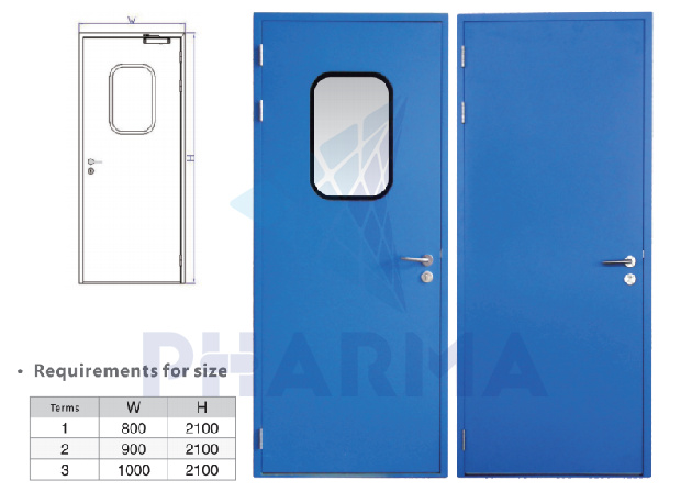 product-Clean Operating Room Frame Door Single Open Medical Side Automatic Door Medical Clean Room S-1