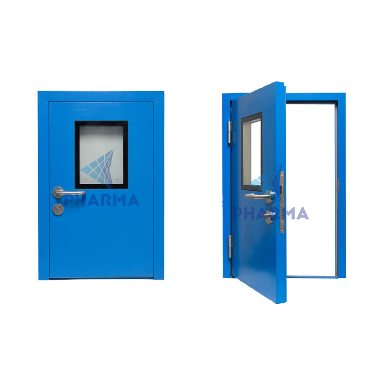 product-PHARMA-Clean Operating Room Frame Door Single Open Medical Side Automatic Door Medical Clean