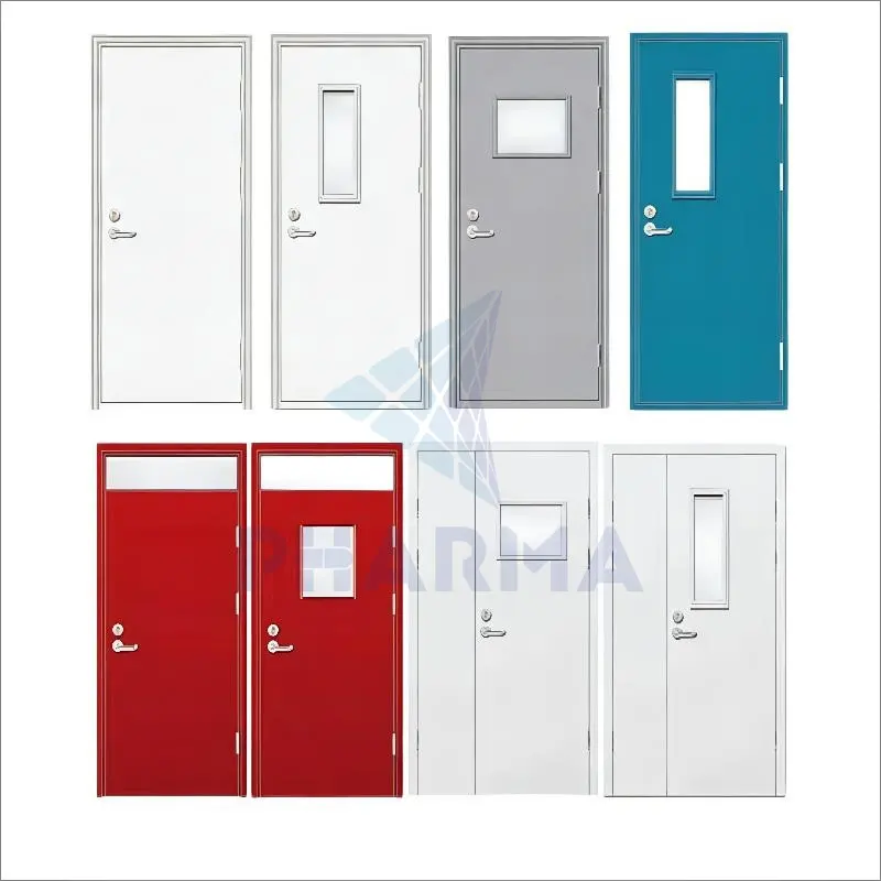 2022 Hot Sale New Model Food Industry Clean Room Door Medical Clean Room Swing Door 2
