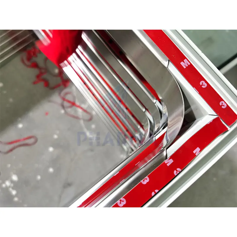 Machine Made Panel Single Glass Window Electric clean room Window Double Glazing Window 6
