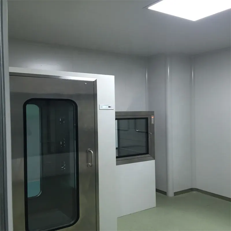 Sala limpa modular de fluxo laminar vertical Class10000 5