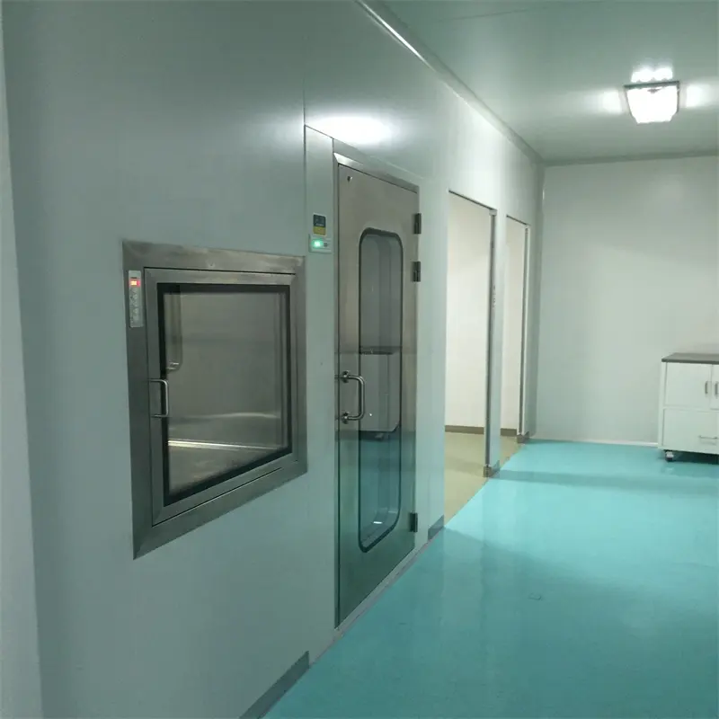 Sala limpa modular de fluxo laminar vertical Class10000 6