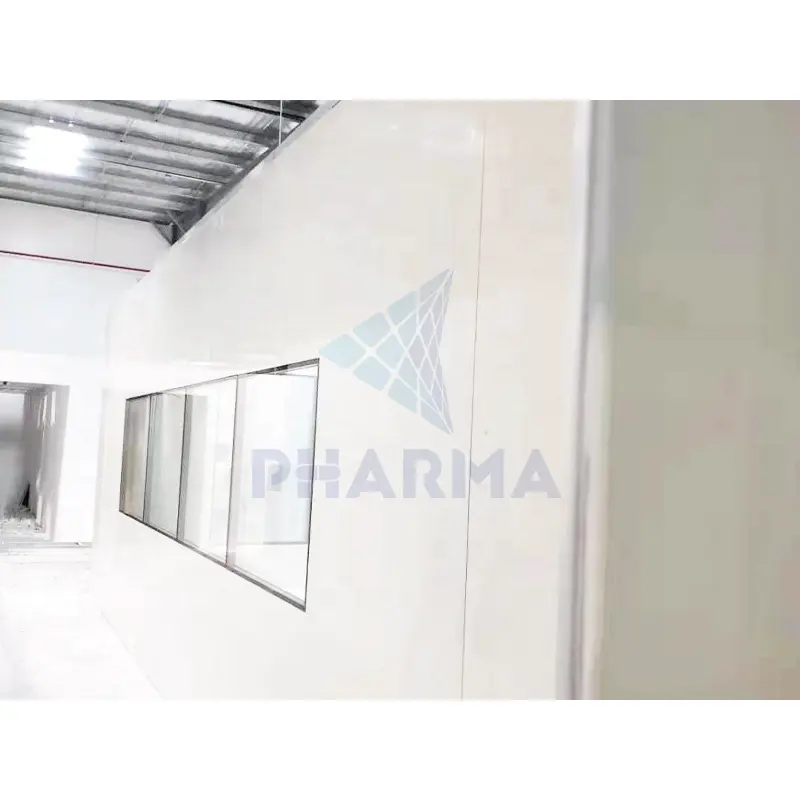 Customized layout and drawing clean room with pass box 3