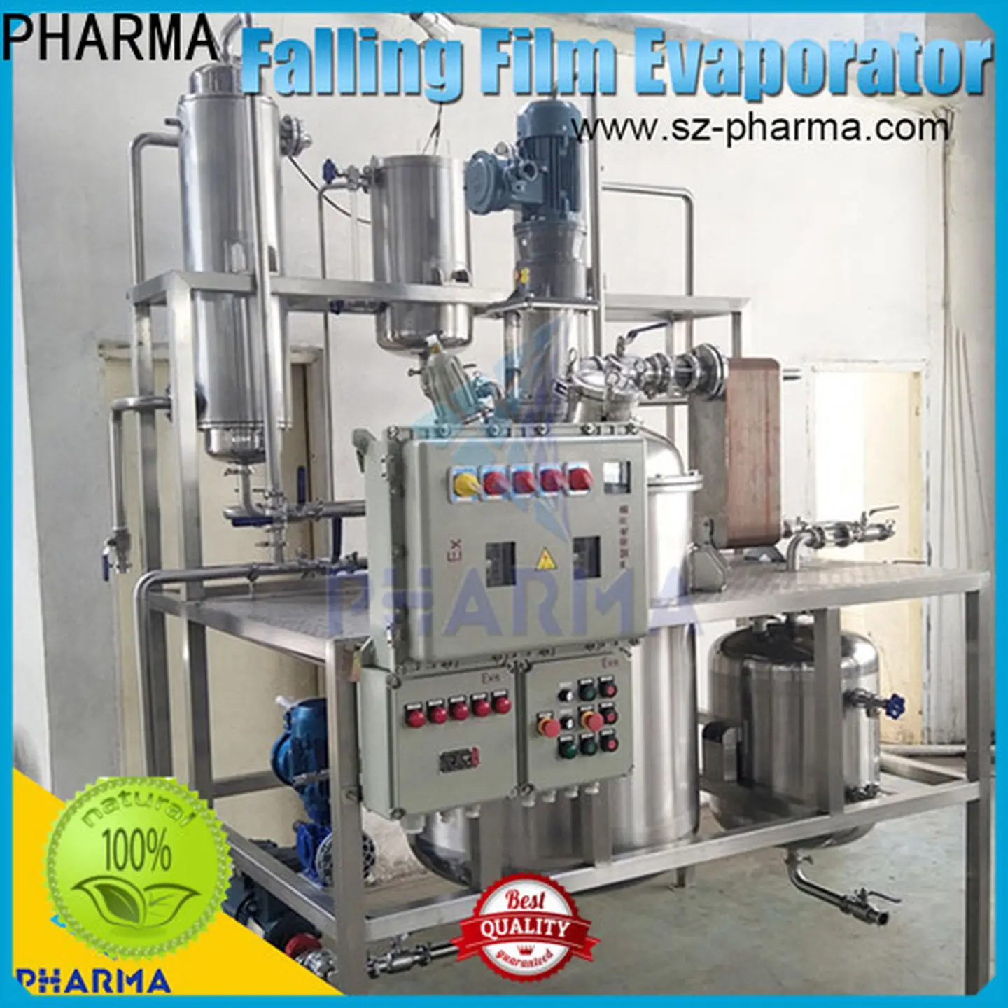 PHARMA durable falling film evaporator manufacturers wholesale for pharmaceutical