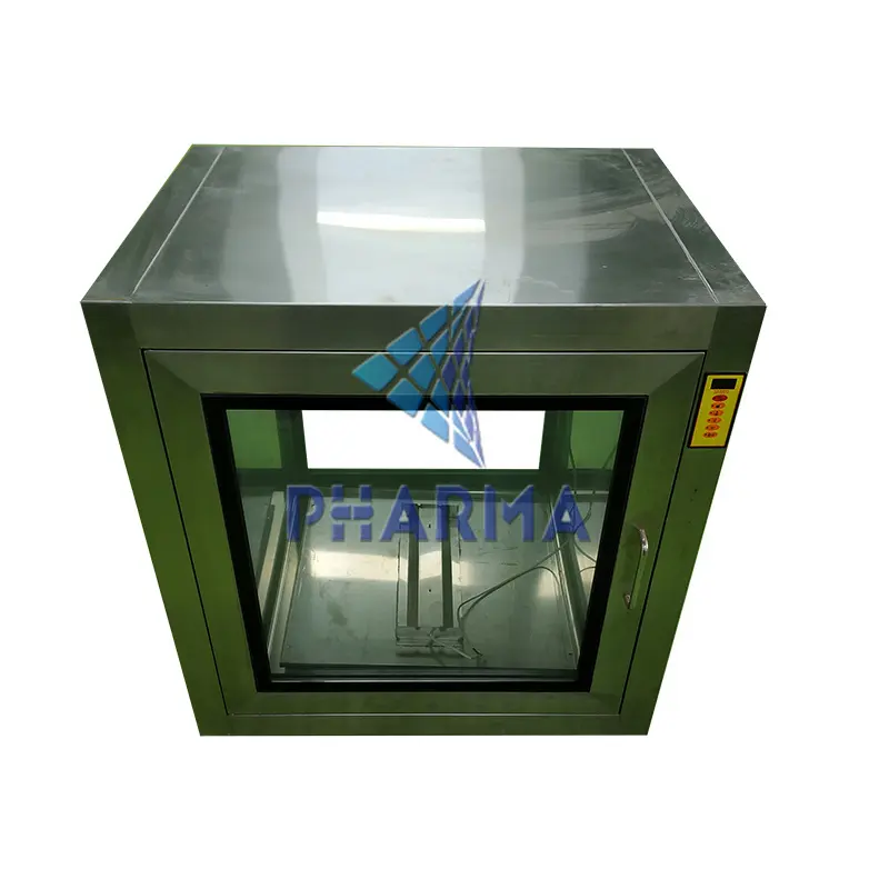 Novo design caixa de transferência de chuveiro de ar de laboratório caixa de passagem dinâmica de sala limpa 6