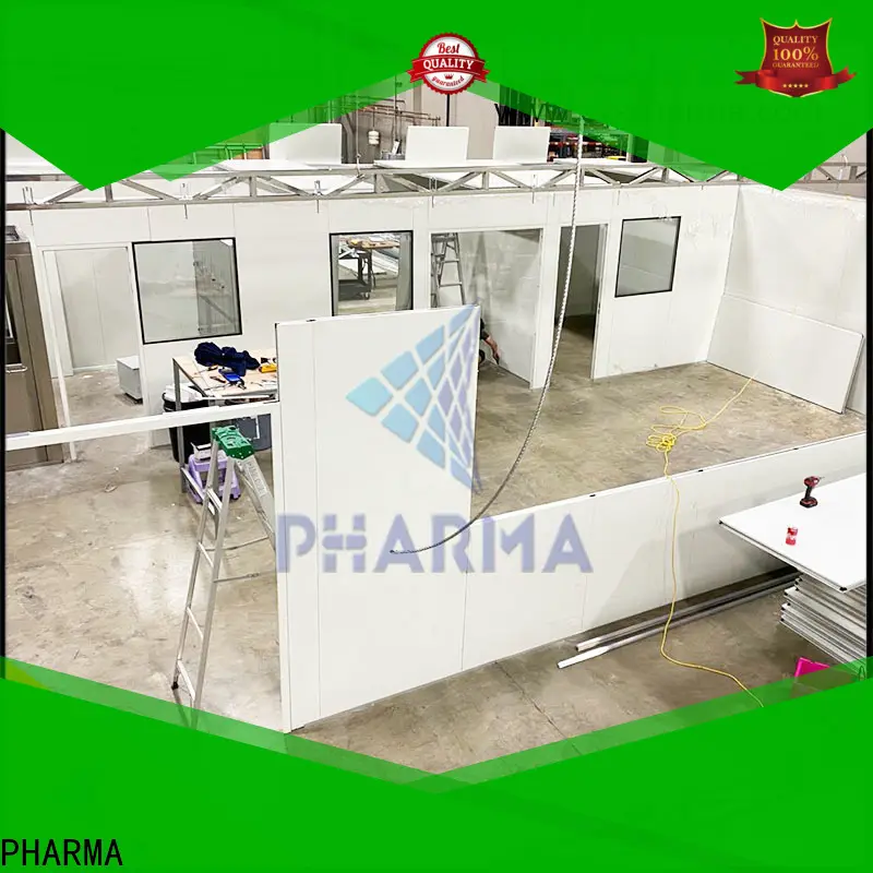 salle blanche pharmaceutique efficace de différentes couleurs pour une usine alimentaire 1