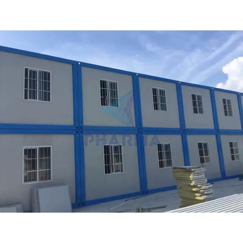 Casas prefabricadas modulares plegables de la casa del envase 5