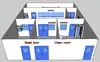 Sala limpia modular ISO estándar clase 8, salas limpias clase 1000001 6