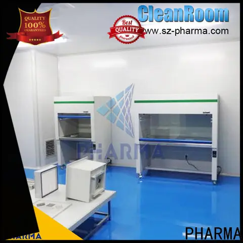 Sala limpia farmacéutica recién llegada de PHARMA en diferentes colores para fábrica de alimentos 1