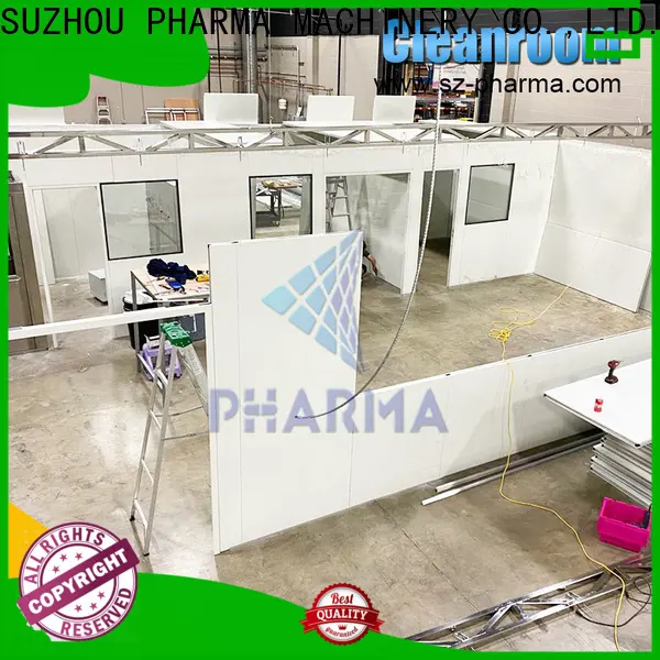 custom iso 7 cleanroom in different color for food factory 1