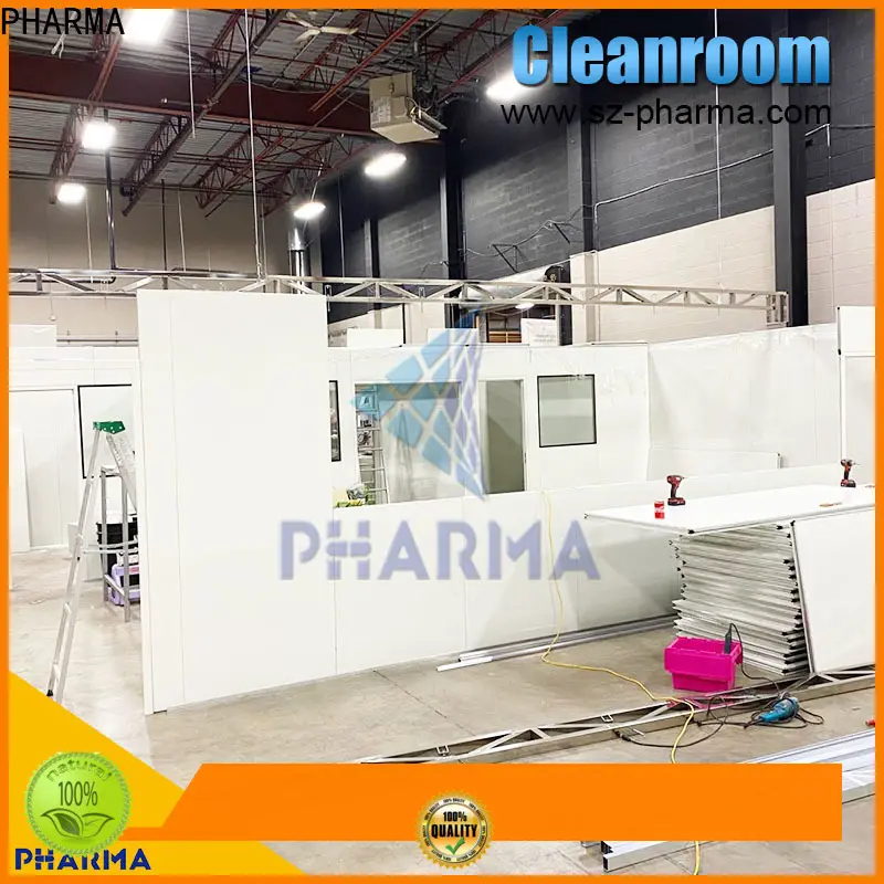Proveedor de paredes de sala limpia modulares de calidad PHARMA para fábrica de hierbas 1