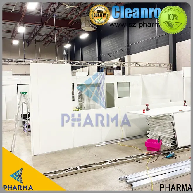 Sala limpia PHARMA modular al por mayor para fábrica de cosméticos 1