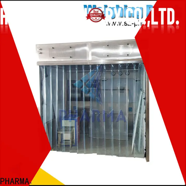 PHARMA pass box clean room testing for cosmetic factory 1