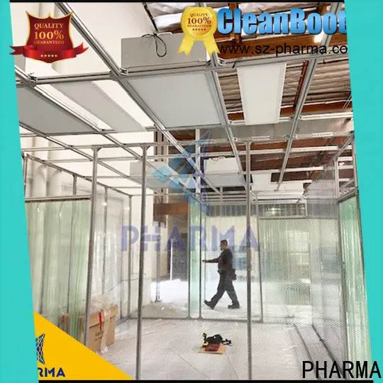 Sala blanca de paredes blandas de alta energía PHARMA, compre ahora para fábrica de productos electrónicos 1