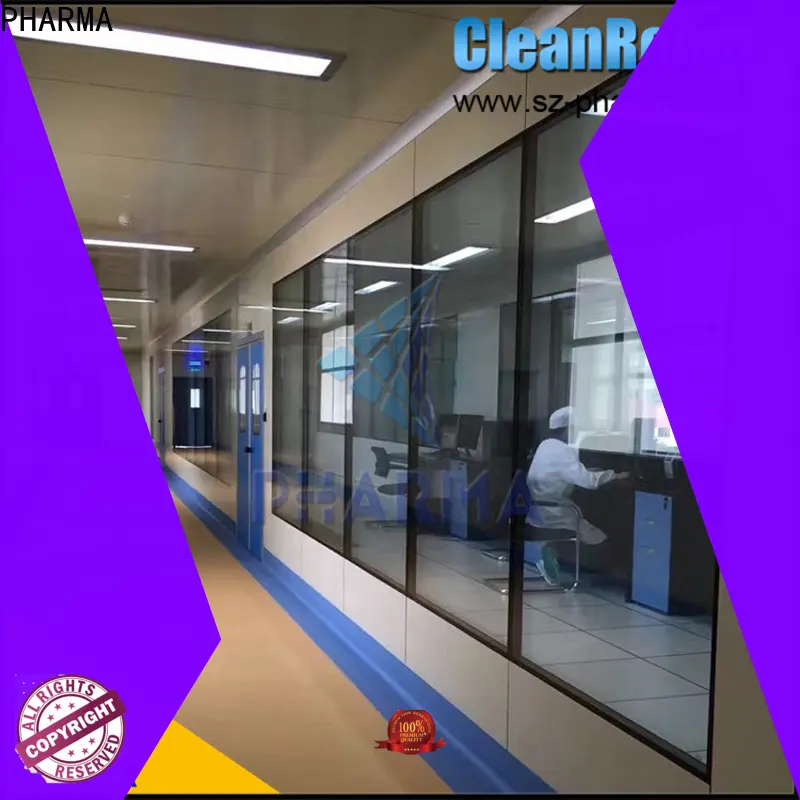 Experts en cloisons de salle blanche sur mesure PHARMA pour usine chimique 1