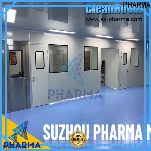 Diseño gratuito de sala limpia de hospital PHARMA ISO 5-ISO 8 para fábrica de cosméticos 1