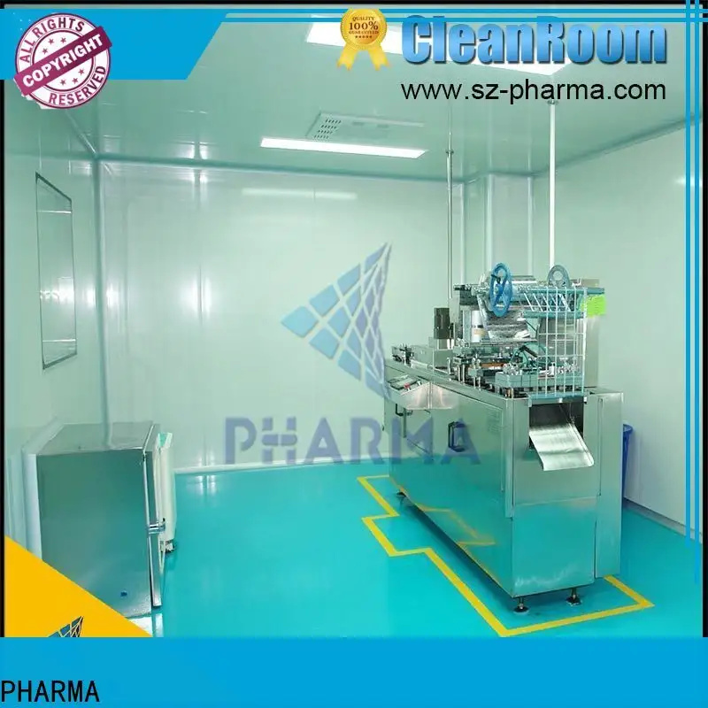 Sala blanca ISO clase 7 personalizada de PHARMA de amplio uso para fábricas de alimentos 1