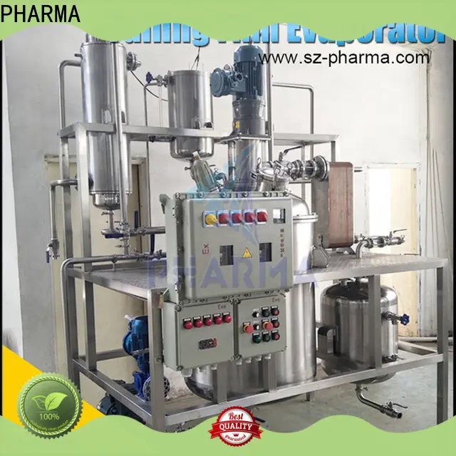 Evaporador de recuperación de etanol PHARMA Evaporador de jarabe de arce a la venta consulte ahora para ver la fábrica de cosméticos 1