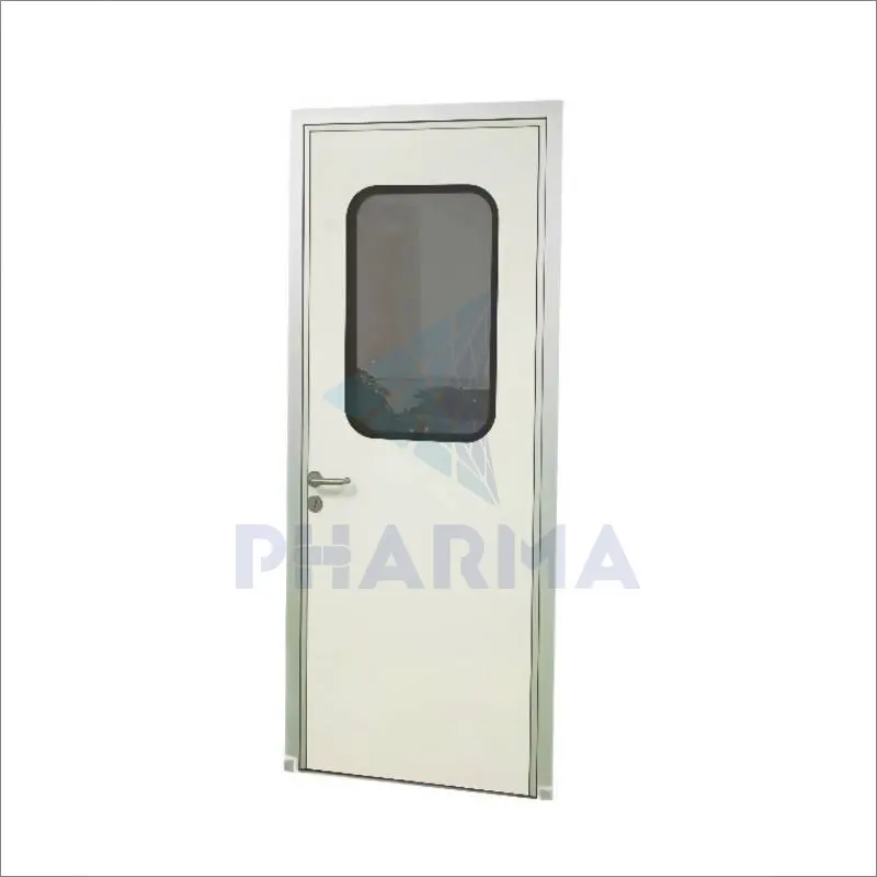 CMP Pharmaceutical Clean Room Double Purification Door With View Window Swing Door 2
