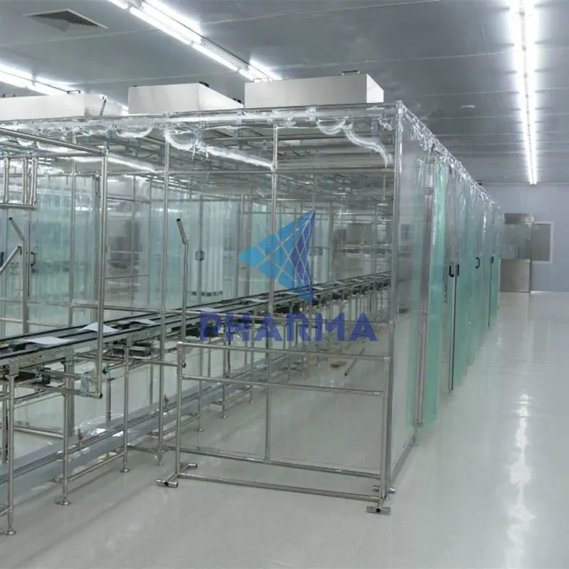 Oem Clean Classe 100 Sala Limpa Modular/Iso 5 Iso 7 Cabine Limpa 1